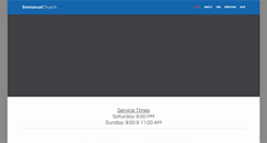 Desktop Screenshot of emmanuelbaptist.net
